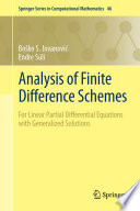 Analysis of Finite Difference Schemes