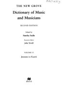 The New Grove Dictionary of Music and Musicians