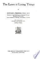 The Laws of Living Things