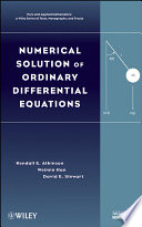 Numerical Solution of Ordinary Differential Equations