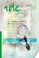Sprachbewusstsein
