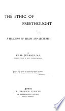 The Ethic of Freethought