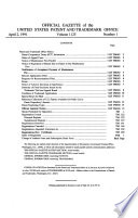 Official Gazette of the United States Patent and Trademark Office