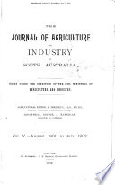 The Journal of the Dept. of Agriculture of South Australia