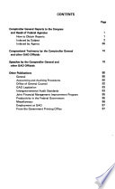 General Accounting Office Publications