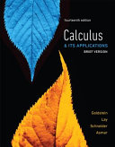 Calculus and Its Applications