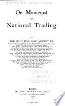 On municipal and national trading