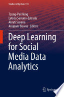 Deep Learning for Social Media Data Analytics