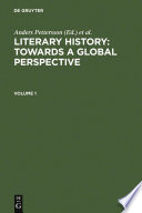 Literary History: Towards a Global Perspective