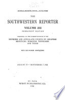 The South Western Reporter