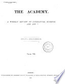 Academy, with which are Incorporated Literature and the English Review