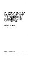 Introduction to Probability and Statistics for Engineers and Scientists