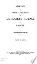 Déliberations Et Mémoires de la Société Royale Du Canada