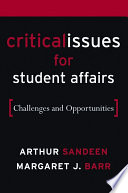 Critical Issues for Student Affairs