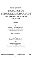 Mediaeval Philosophical Texts in Translation