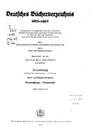 Deutsches Bücherverzeichnis