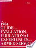 The 1980 Guide to the Evaluation of Educational Experiences in the Armed Services: Army