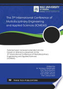 The 3rd International Conference of Multidisciplinary Engineering and Applied Sciences (ICMEAS)