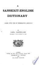 A Sanskrit-English Dictionary