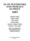 El-Hi Textbooks and Serials in Print
