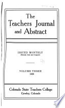 The Teachers Journal and Abstract