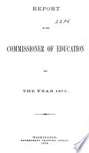 Annual Report of the Commissioner of Education