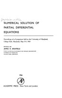 Numerical Solution of Partial Differential Equations