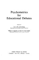 Psychometrics for Educational Debates