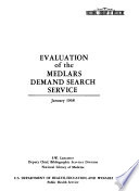 Evaluation of the MEDLARS Demand Search Service
