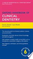 Oxford Handbook of Clinical Dentistry