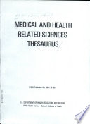 Medical and Health Related Sciences Thesaurus