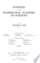 Journal of the Washington Academy of Sciences