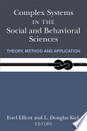 Complex Systems in the Social and Behavioral Sciences