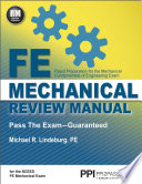 PPI FE Mechanical Review Manual eText - 1 Year