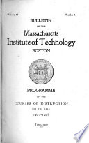 Programme of the Courses of Instruction