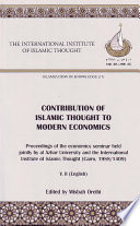 Contribution of Islamic Thought to Modern Economics (Vol. 2)