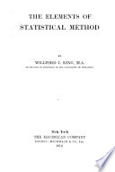 The Elements of Statistical Method