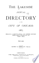 The Lakeside Annual Directory of the City of Chicago