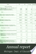 Annual Report of the Superintendent of Public Instruction of the State of Michigan