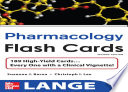 Lange Pharmacology Flash Cards