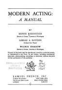Modern Acting