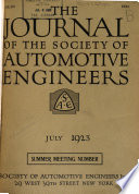 The Journal of the Society of Automotive Engineers