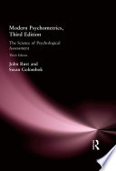 Modern Psychometrics
