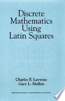 Discrete Mathematics Using Latin Squares