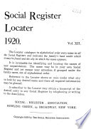 Social Register Locater