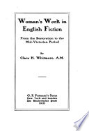Woman's Work in English Fiction