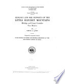 Geology and Ore Deposits of the Little Hatchet Mountains, Hidalgo and Grant Counties, New Mexico