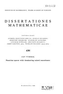 Dissertationes Mathematicae