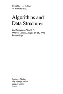 Algorithms and Data Structures