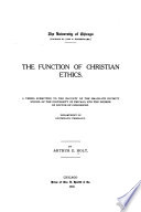 The Function of Christian Ethics